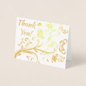 きらめく蝶 箔カード (正面)