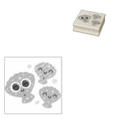 きらめく貝 ラバースタンプ (押印)