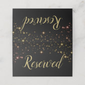 きらめく輝き結婚の予約座席表 プレイスカード (外部開封)