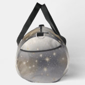 きらめく金ゴールドとシルバーダッフェルバッグ ダッフルバッグ (右)