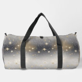 きらめく金ゴールドとシルバーダッフェルバッグ ダッフルバッグ (裏面)