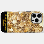 きらめく金ゴールドの輝き Case-Mate iPhoneケース (裏面 (横))