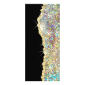 きらめく金ゴールドグリッター価格表ラックカード ラックカード (裏面)