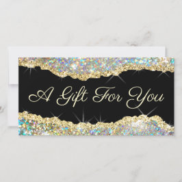 きらめく金ゴールドグリッター券