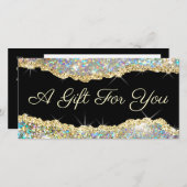 きらめく金ゴールドグリッター券 (正面/裏面)