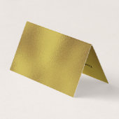 きらめく金ゴールドモダン背景 名刺 (裏面)