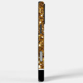 きらめく金ゴールド紙吹雪のお祝い Case-Mate iPhoneケース (裏面 / 右)