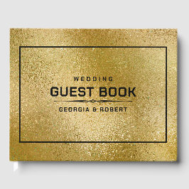 きらめく金ゴールド虹色のテクスチャ ゲストブック