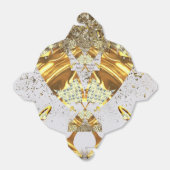 きらめく金ゴールド10結婚周年 フェイバーボックス (折り畳みなし)