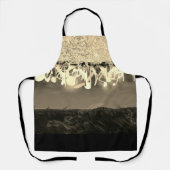 きらめく金ゴールド エプロン (正面)