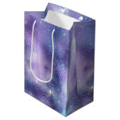 きらめく銀河系シリーズデザイン2 ミディアムペーパーバッグ (正面アングル)