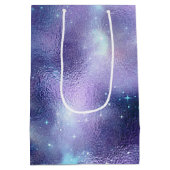 きらめく銀河系シリーズデザイン2 ミディアムペーパーバッグ (裏面)