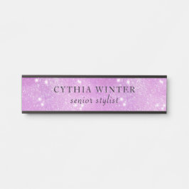 きらめく銀河系スタイル名板 サインプレート