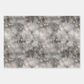 きらめく銀河系セット ラッピングペーパーシート (正面2)