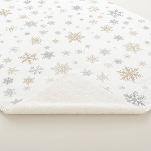 きらめく雪 シェルパブランケット (3/4)