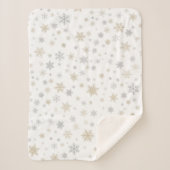 きらめく雪 シェルパブランケット (正面)