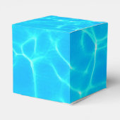 きらめく青いプールの水の反射の写真 フェイバーボックス (裏面サイド)