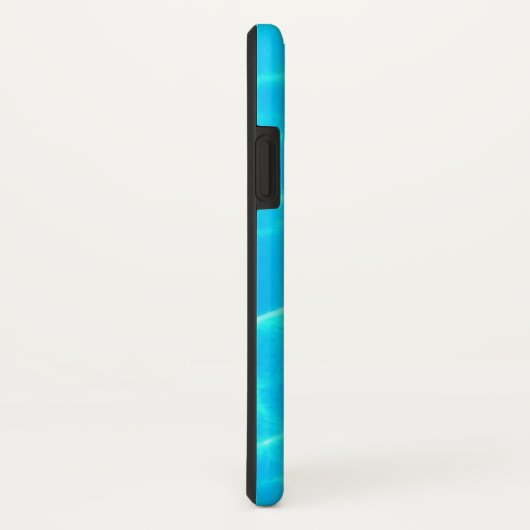 きらめく青いプールの水の反射の写真 Case-Mate iPhoneケース (裏面/右)