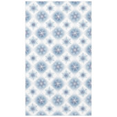 きらめく青い雪片 テーブルクロス (正面)