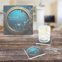 きらめく青と神のフレームのカスタマイズ可能