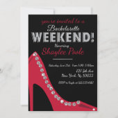 きらめく靴、バチェロレッテの招待状 招待状 (正面)