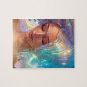 きらめく髪のマーメイド ジグソーパズル (横)