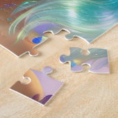 きらめく髪のマーメイド ジグソーパズル (側面)