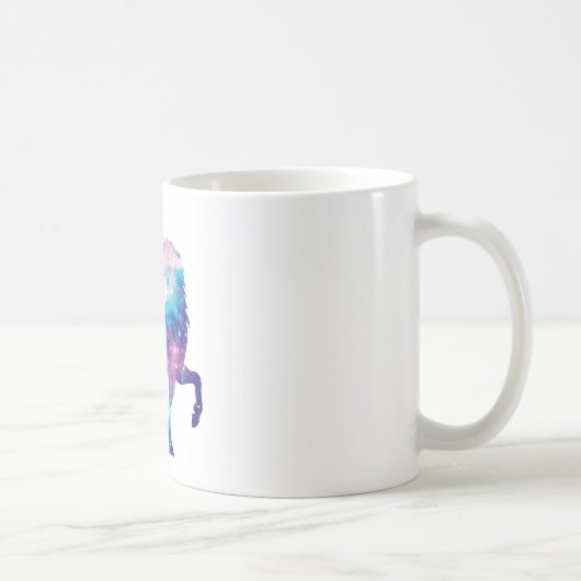きらめく魔法のユニコーン コーヒーマグカップ (右)