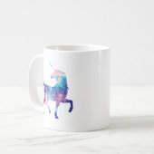 きらめく魔法のユニコーン コーヒーマグカップ (正面左)