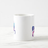 きらめく魔法のユニコーン コーヒーマグカップ (中央)