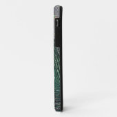きらめく黒い孔雀の羽の静物画 Case-Mate iPhoneケース (裏面/左)