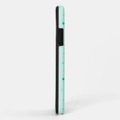 きらめくcat paw print - mint Case-Mate iPhoneケース (裏面/右)
