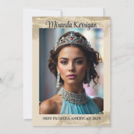 きらめくSand Pageant Autograph Card QRコード セーブザデート