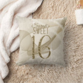 きらめくSweet sixteen金ゴールドID652 クッション (ブランケット)