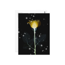 きらめくX線花 – 黄色