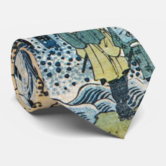 きりふりの滝、北斎キリフリィ滝、北斎、浮世絵 ネクタイ (ロール)