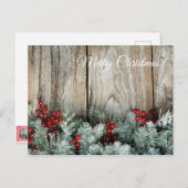 きれいなクリスマスはがき! ポストカード (正面/裏面)