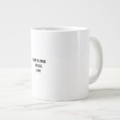 きれいなタイポグラフィで「愛してる」より ジャンボコーヒーマグカップ (正面右)