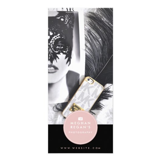 きれいなデザインの棚カード-ファッションの写真撮影 ラックカード (正面)