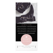 きれいなデザインの棚カード-ファッションの写真撮影 ラックカード (裏面)