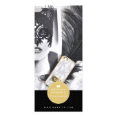 きれいなデザインの棚カード-ファッションの写真撮影 ラックカード (正面)