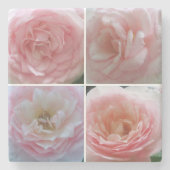 きれいなバラ ストーンコースター (正面)