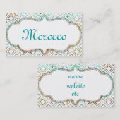 きれいなモロッコ 名刺 (正面/裏面)