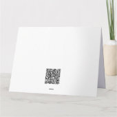 きれいなライラックの母の日花束「お母さん」 カード (裏面)