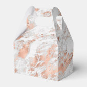 きれいなローズゴールドホワイトグリッツィマーブル フェイバーボックス (裏面サイド)