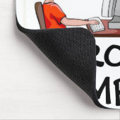 きれいな家は壊れたコンピュータの印です マウスパッド (コーナー)