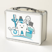 きれいな歯の集団 メタルランチボックス (裏面)