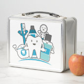 きれいな歯の集団 メタルランチボックス (インサイチュ)