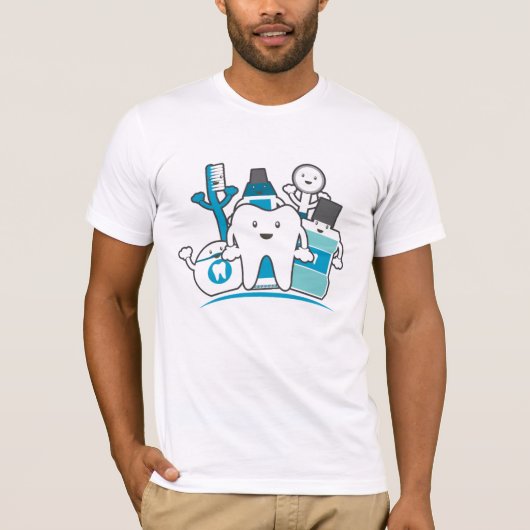 きれいな歯の集団 Tシャツ (正面)