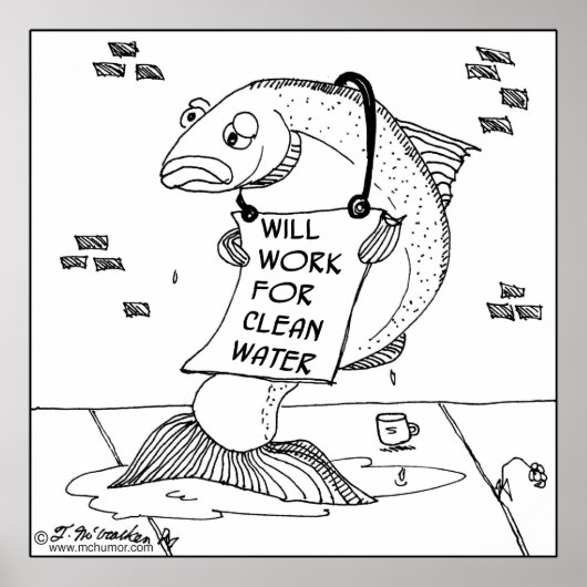 きれいな水のために働く ポスター (正面)